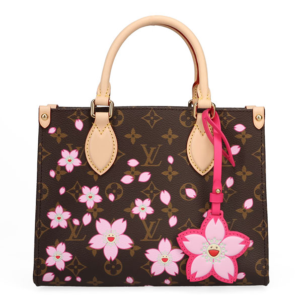 LOUIS VUITTON 三つ折財布 村上隆 LV×TM M13427 ルイヴィトン 三つ折り財布 モノグラム・チェリーブロッサム LV