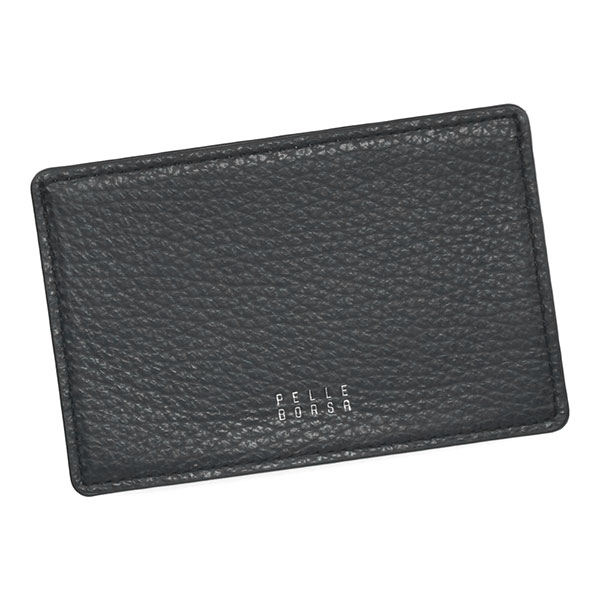 ペレボルサ 名刺入れ レディース PELLE BORSA ラルゴ 6710 BL ブラック
