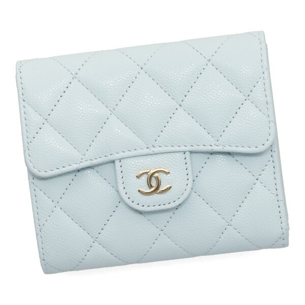 【淡いブルーが綺麗♪】CHANEL☆ 長財布 ブルー（青）系 CHANEL(シャネル) 長財布(レディース) - 海外