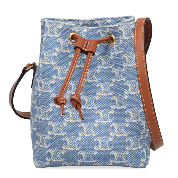 セリーヌ バッグ レディース CELINE マイクロ セーラー 10M74 2GN8 07EW デニム+ホワイト｜カミーノ