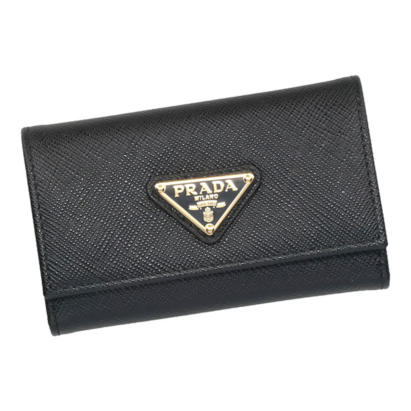 美品/付属品付き✨PRADA ロゴ金具 4連 キーケース キーリング ネイビー 楽天市場】プラダ PRADA キーケース 4連 レディース