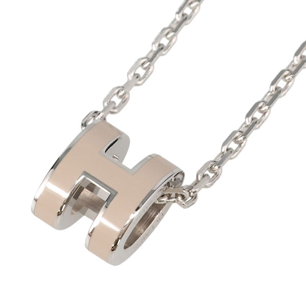 楽天市場】エルメス ポップアッシュ ネックレス ミニ HERMES ローズ