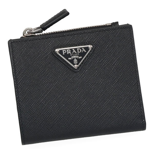 プラダ 紙入れ メンズ PRADA サフィアーノトライアングル紙入れ 2ML049 QHH F0002 黒いこと
