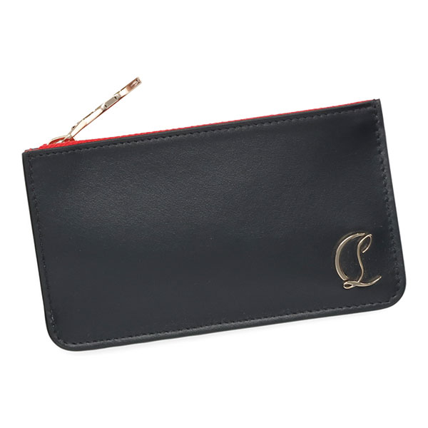 クリスチャン ルブタン カード パスケース ☆Christian Louboutin☆ Credilou カードケース ブラック