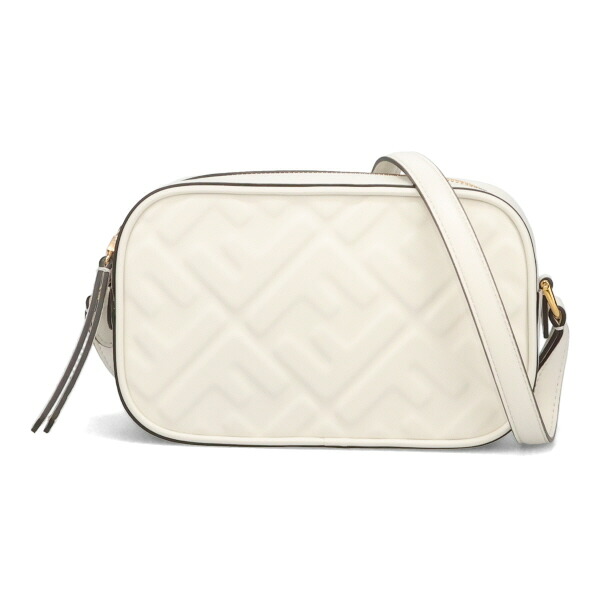 フェンディ バッグ レディース FENDI カメラケース 8BS077 ANWT F0QVL ホワイト|カミーノ