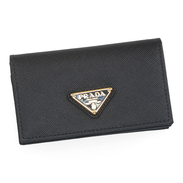 楽天市場】プラダ カードケース マチ付き名刺入れ サフィアーノメタル