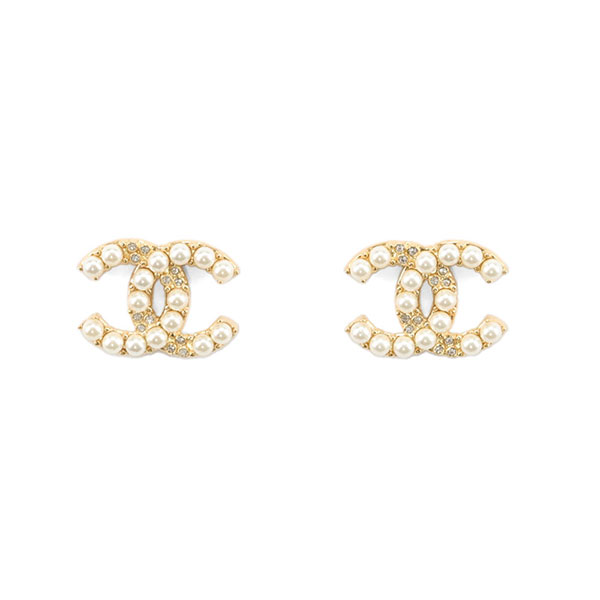 楽天市場】シャネル ピアス CCマーク ココマーク ゴールド レディース