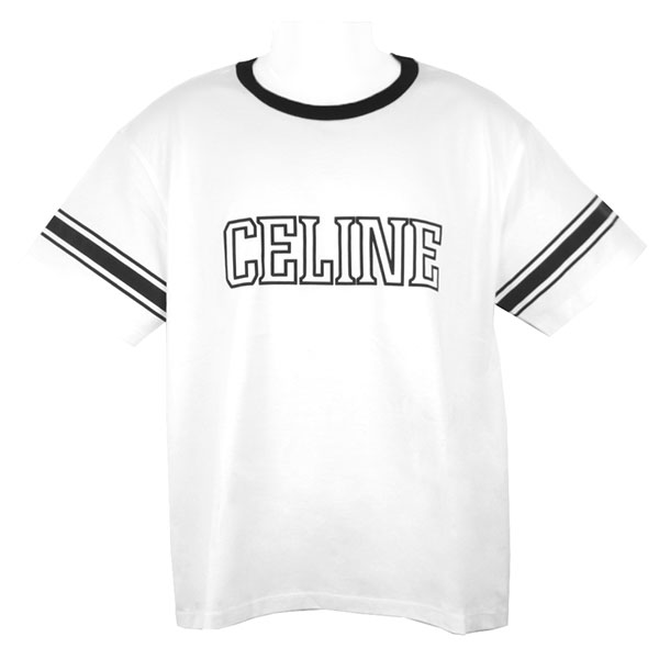 楽天市場】CELINE セリーヌ 半袖 Tシャツ 2X47F671Q.01OB メンズ ロゴ