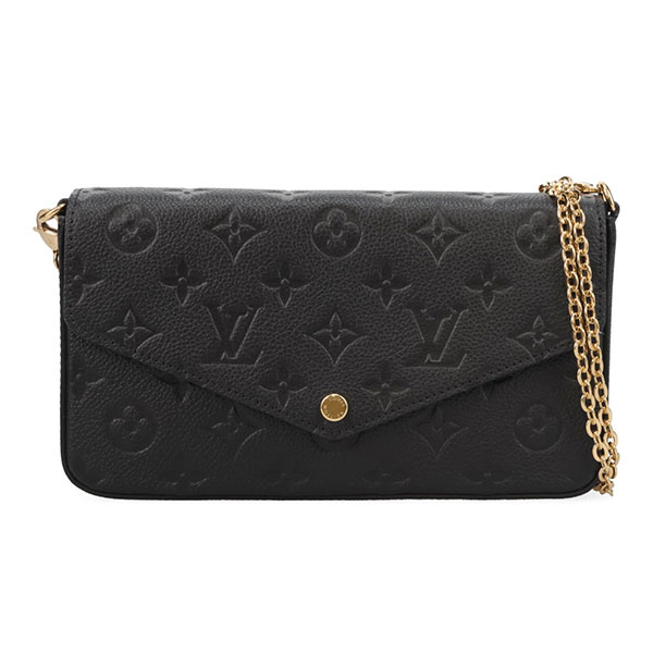 ルイヴィトン バッグ レディース LOUIS VUITTON モノグラムアンプラント ポシェットフェリシー ブラック M82477|カミーノ