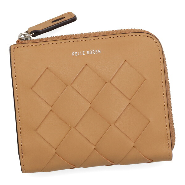 ペレボルサ 財布 レディース PELLE BORSA クロノウィーブ 5842 CA キャメル｜カミーノ