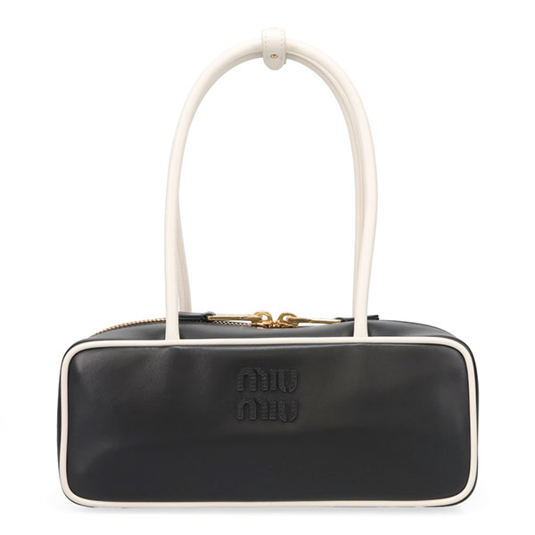 ミュウミュウ バッグ レディース MIUMIU ボー レザーバッグ スモール 5BB173 2IBP F0967 NERO ブラック｜カミーノ 217,500円