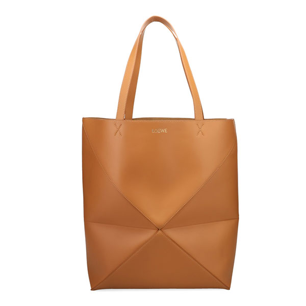 ロエベ 御徒面子 メンズ LOEWE パズルフォルドトートXL シャイニーカーフ B933Q18X01 2586 ウォーム乾荒原