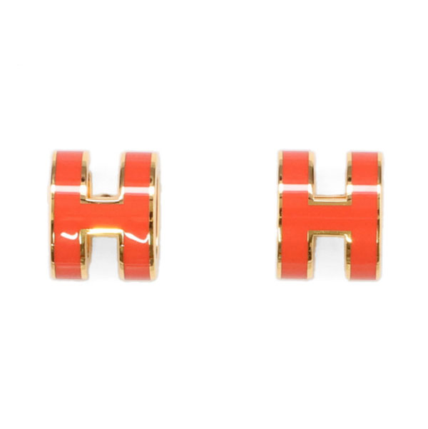 エルメス ポップアッシュ ミニ ピアス HERMES ニューカプシーヌ ゴールド 608002 POP H ポップH 119,500円