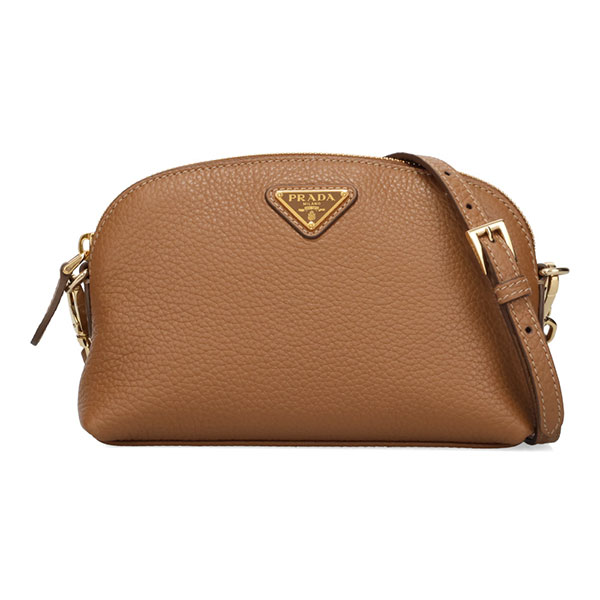 プラダ 御徒面子 レディース PRADA レザーミニバッグ 1NF062 2DKV F03BH CARAMEL カルメ焼