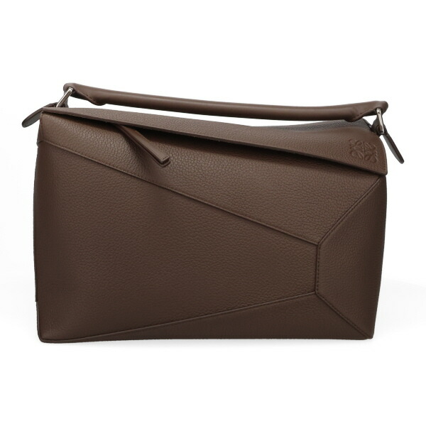 ロエベ 御徒面子 メンズ LOEWE パズルエッジバッグ ラージ グレインカーフ B510P00X05 6416 暗然たる葉巻きタバコ