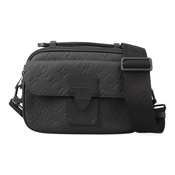 ルイヴィトン 御徒面子 メンズ LOUIS VUITTON トリヨンレザー S鍵を掛ける伝達人 黒いこと M58489