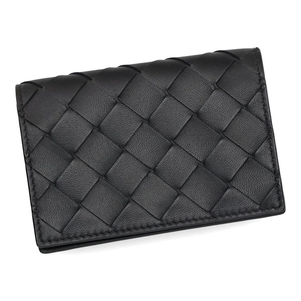 ボッテガヴェネタ 名刺入れ BOTTEGA VENETA イントレチャート ビジネスカードケース 667141 V3UH2 8425 黒いこと