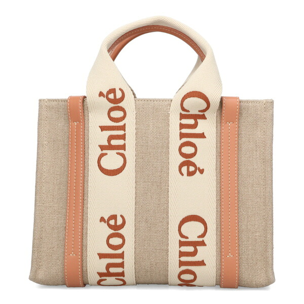 クロエ バッグ レディース Chloe WOODY スモールトート CHC23AS397 L17 847 ウッデンオレンジ｜カミーノ
