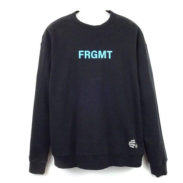 アンチソーシャルソーシャルクラブ x フラグメント スウェットシャツ ANTI SOCIAL SOCIAL CLUB ブラック/ブルー サイズL ASSC4 15,265円