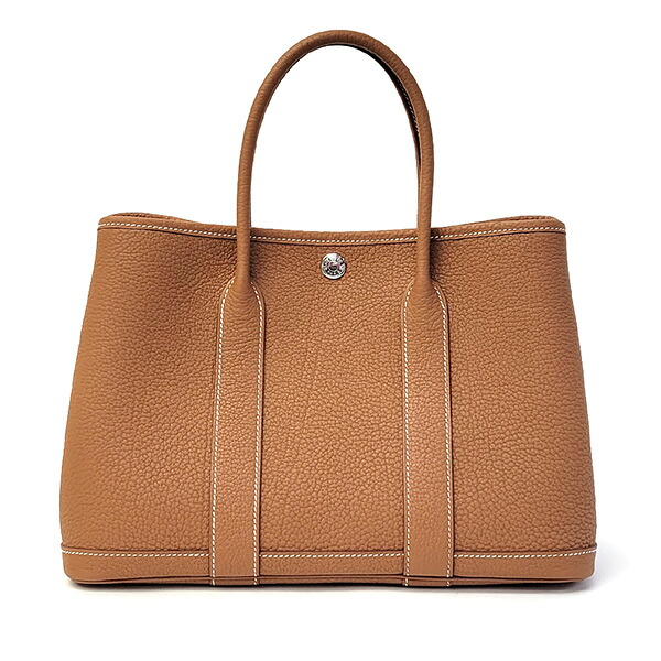 エルメス ガーデンパーティ TPM 30cm HERMES ネゴンダ ゴールド 069574｜カミーノ