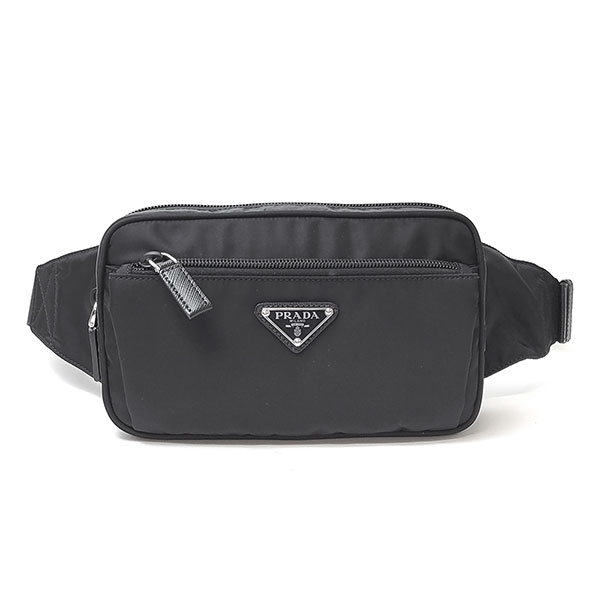 プラダ 御徒面子 メンズ PRADA リナイロン 胴締め御徒面子 2VL977 2DMG NERO 黒いこと