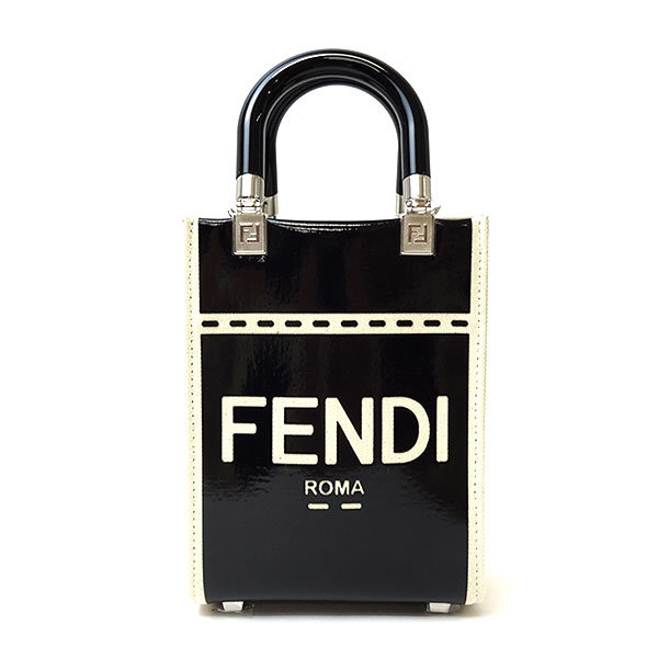 フェンディ 御徒面子 レディース FENDI 太陽の光 ショッパー スモール 8BS051 ANT7 F0H9H 黒いこと