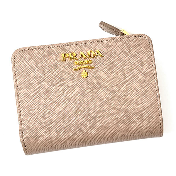 プラダ 財布 レディース PRADA サフィアーノレザー 1ML018 QWA CIPRIA ピンクベージュ