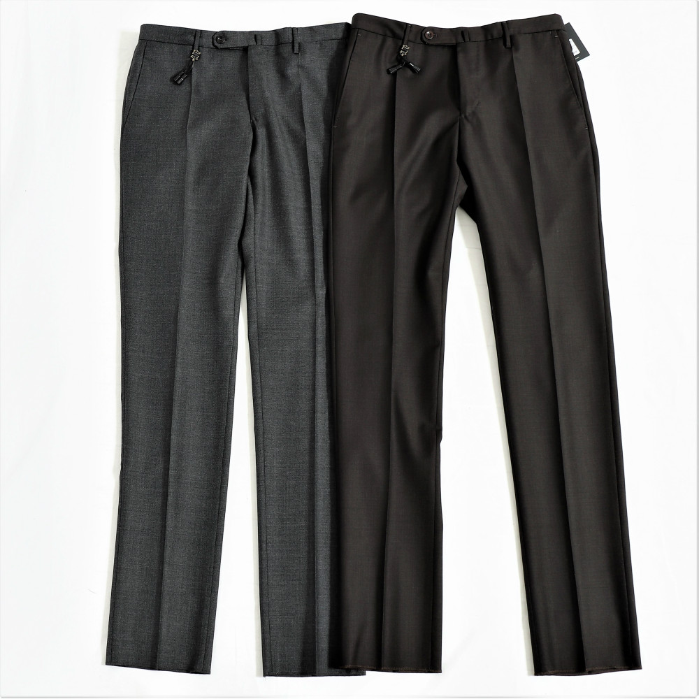 INCOTEX/インコテックス【国内正規品】ウールシャークスキンテーパードスラックス【SLIM FIT】｜camisimo 店 15,230円