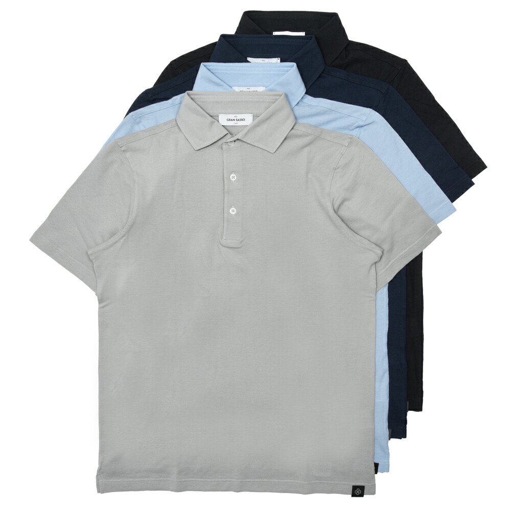 GRANSASSO / グランサッソコットン鹿の子S/Sポロ 60103/81401 72161000003