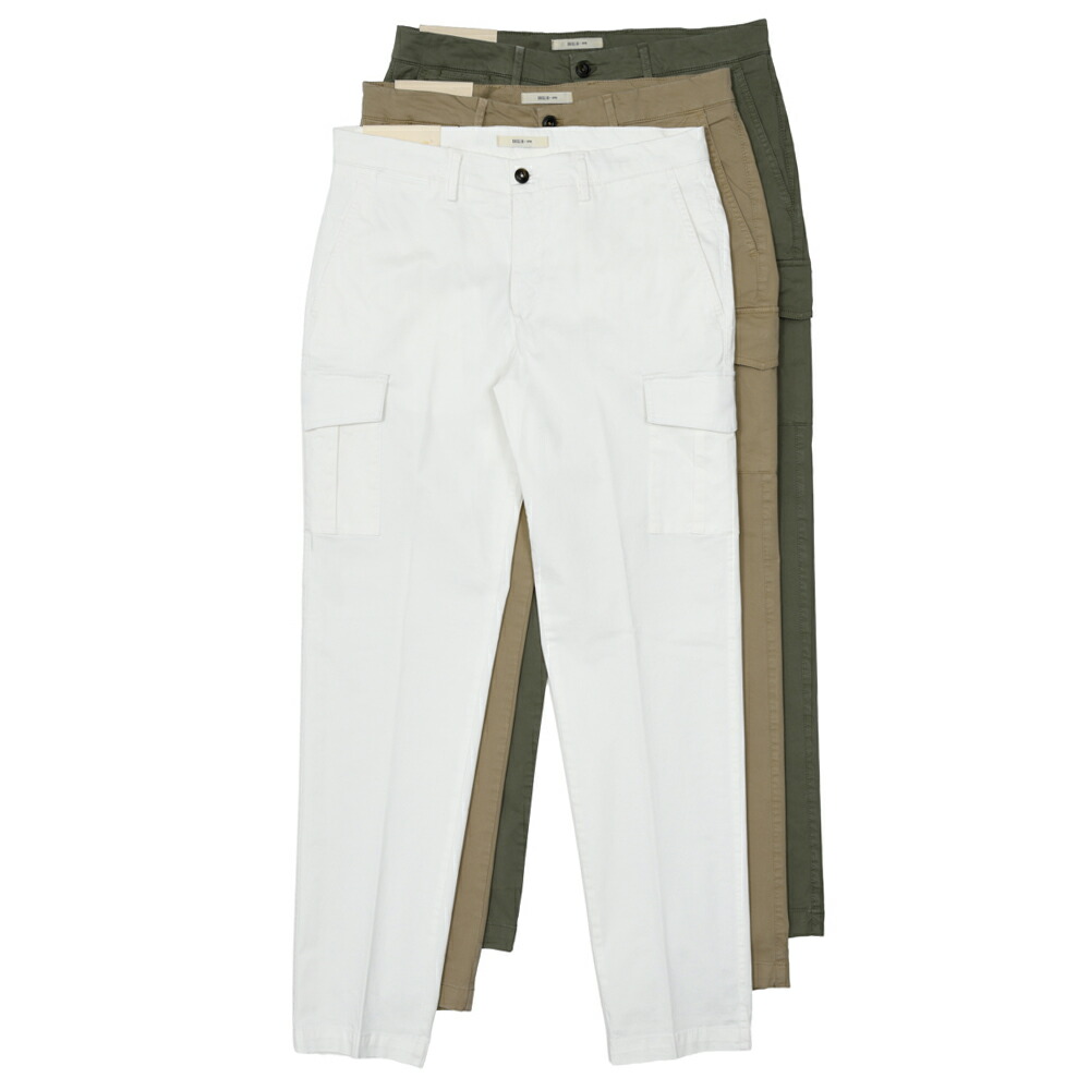BRIGLIA1949 / ブリ後ろ側1949ANNAPOLISアンナ警察当局 ガーメントダイストレッチコットンカーゴパンツ ANNAB009 73061000006