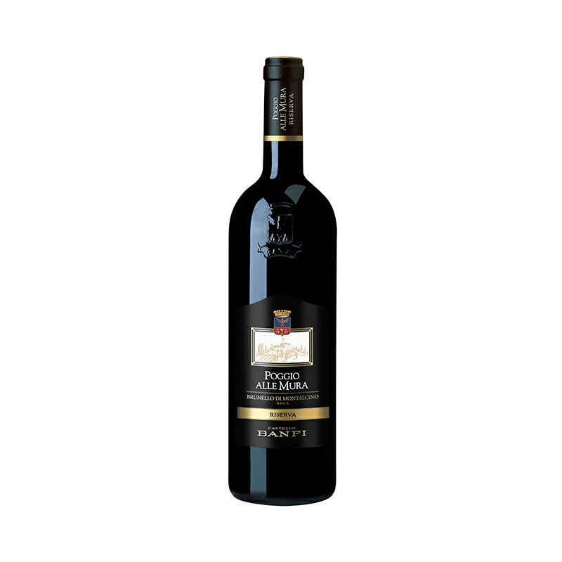バンフィ / ポッジョ アッレ ムーラ ブルネッロ ディ モンタルチーノ リゼルヴァ 2012 度数 14.5% 750ml 赤ワイン フルボディ 辛口 トスカーナ サンジョヴェーゼ DOP イタリア ワイン 赤 イタリアワイン 希少レアワイン 酒 ギフト プレゼント 高級ワイン