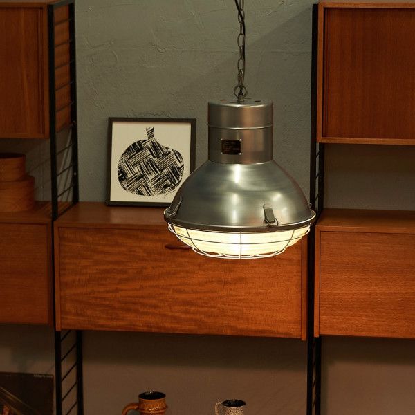 雑貨 スチール写真 HERMOSA ハモサ PASADENA LAMP Silver シャンデリヤ点火装置 シャンデリヤ照明ランプ 上昇限度点火装置 インダストリアル ヴィンテージ レトロ メンズライク #79949