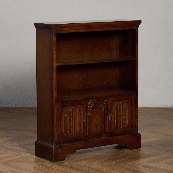 楽天市場】年代物 ブックケース 本棚 キャビネット オーク 飾り棚 洋館