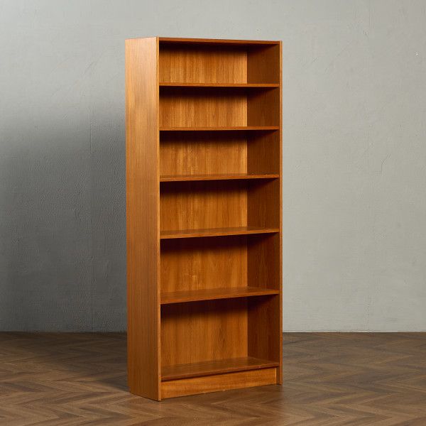 北欧チークビンテージキャビネット ブックシェルフ ブックシェルフ、キャビネット（チーク×オーク） ビンテージ北欧家具