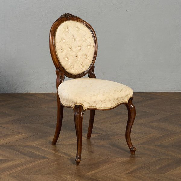 クラシックチェア　 アンティークチェア　ロココ調　花柄 木製 椅子 楽天市場】ロココ調家具 チェア ダイニングチェア アンティーク イス
