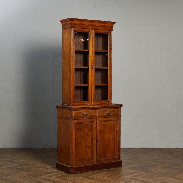 楽天市場】年代物 ブックケース 本棚 キャビネット オーク 飾り棚 洋館