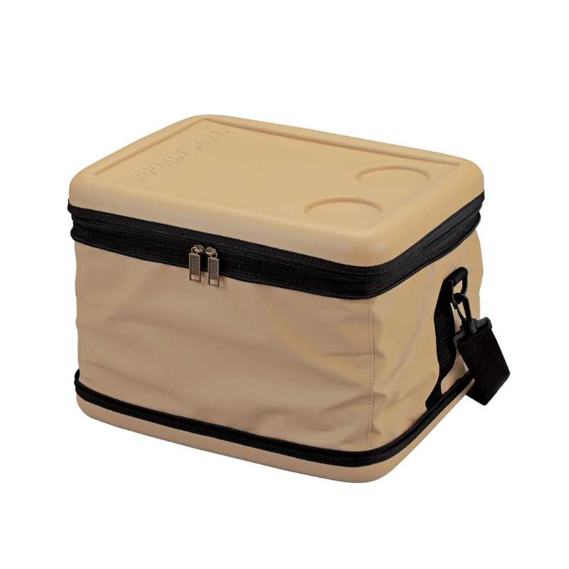 CAPTAIN STAG スーパーコールド クーラーバッグ 25L ベージュ UE-617 キャプテンスタッグ ※