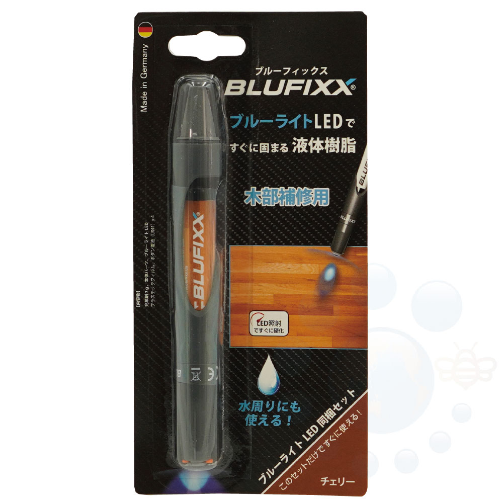 楽天市場 Blufixx スマートリペア 木部用 チェリー 7g Diy 接着 充填 穴埋め パテ Uv 紫外線 ペンタイプ 硬化 ブルーフィックス 欠け 割れ ひび 北海道 沖縄 離島配送不可 キャンペーン365