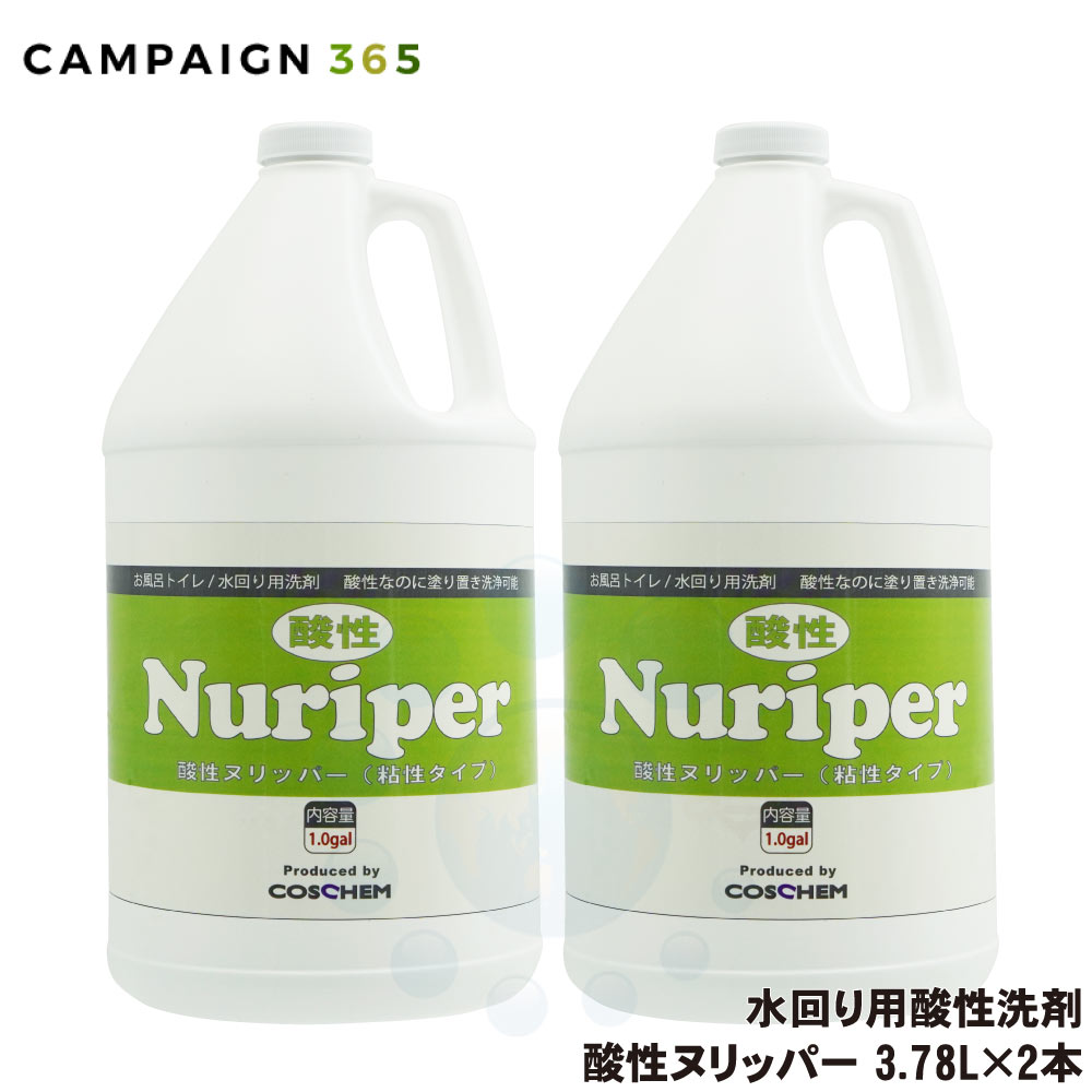 コスケム 酸っぱ味ヌリッパー 3.78L×2本 お風呂 幼児用便器用中性洗剤