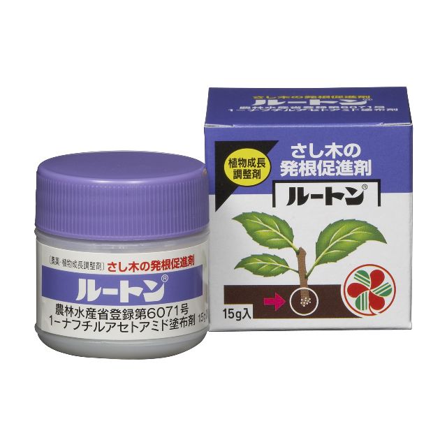 さし木の発根推しすすめる剤 ルー米トン 15g×60箱/容れもの ガーデニング 園芸 肥やし 農薬 【貨物輸送無料】