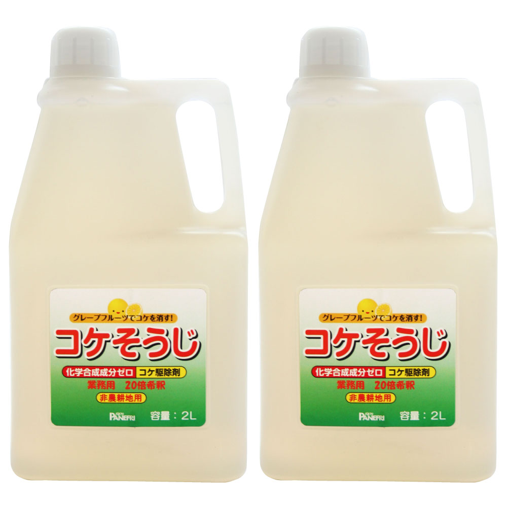 蘚苔追い出し剤 コケ其れは其れはじ 御役目用凝縮液 2L×2本 非農林地用