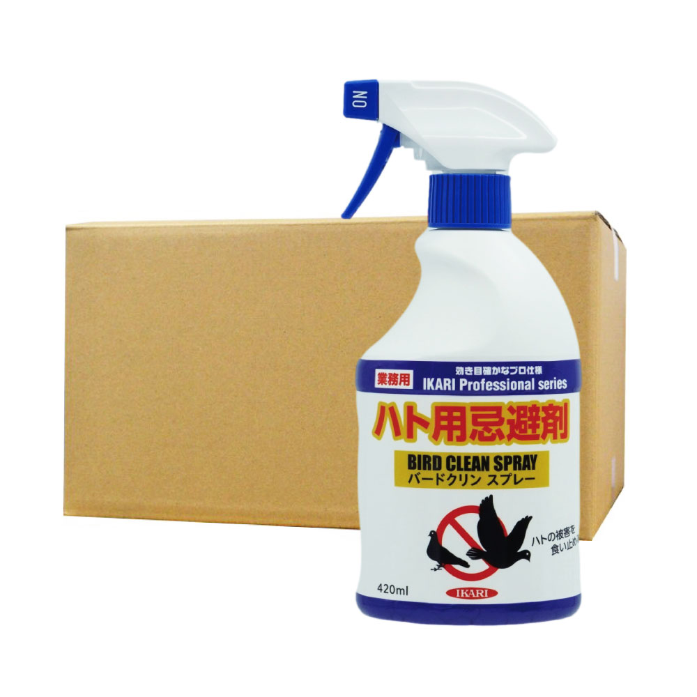 イカリ消毒 バードクリンスプレー 420ml&times;24本 業務用 ハト用忌避剤｜キャンペーン365