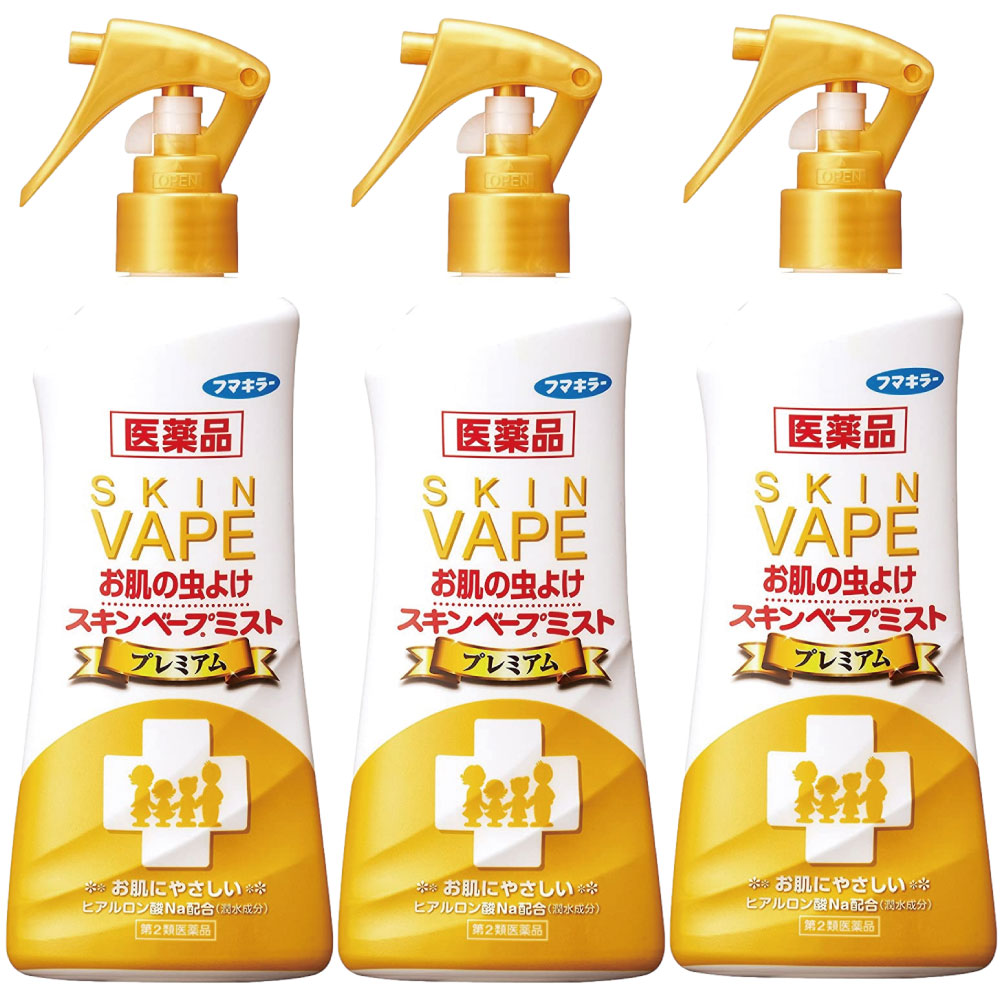 672円 93％以上節約 潤水成分ヒアルロン酸配合 医薬品 スキンベープミスト プレミアム 200ml×3本 フマキラー