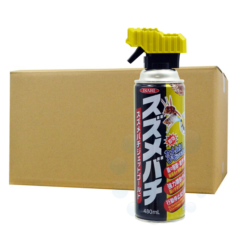 イカリ防疫 スズメバチジェットゴールド 480ml×24本 カメムシ 細蟹失くする