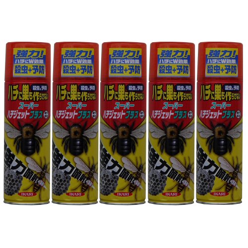 楽天市場 旧品 訳あり商品 数量限定 イカリ消毒 スーパーハチジェットプラス480ml 5本 蜂対策 北海道 沖縄 離島配送不可 キャンペーン365