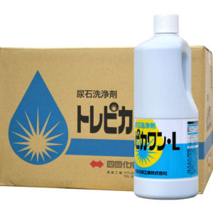 尿石 黄ばみ洗いもの剤トレピカワンL 1L×12本/容れもの 御勤め用立ち小便器尿石取りあげる剤