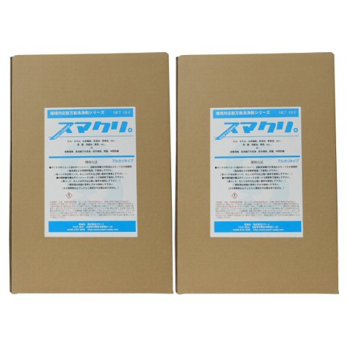 環境対応型万能洗剤 スマクリ アルカリタイプ 18ｋｇ×2本 【送料無料】