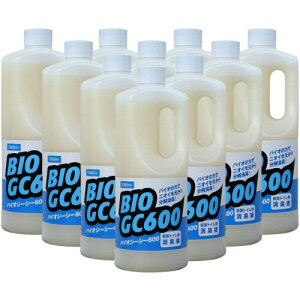 はかり知る幼児用便器専用消臭液 バイオジーシー600 1000ml BIO GC600×10本 はかり知る幼児用便器 臭気打つ手 消臭剤 洗い濯ぎ 防汚
