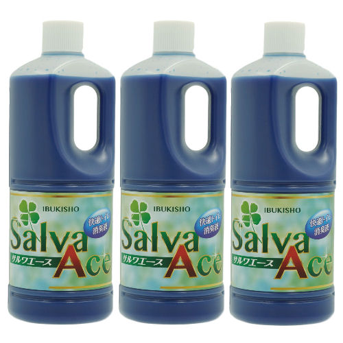はかり知る幼児用便器消臭液 サルワエース 1L×3本 殺虫剤成り行き 伊吹正