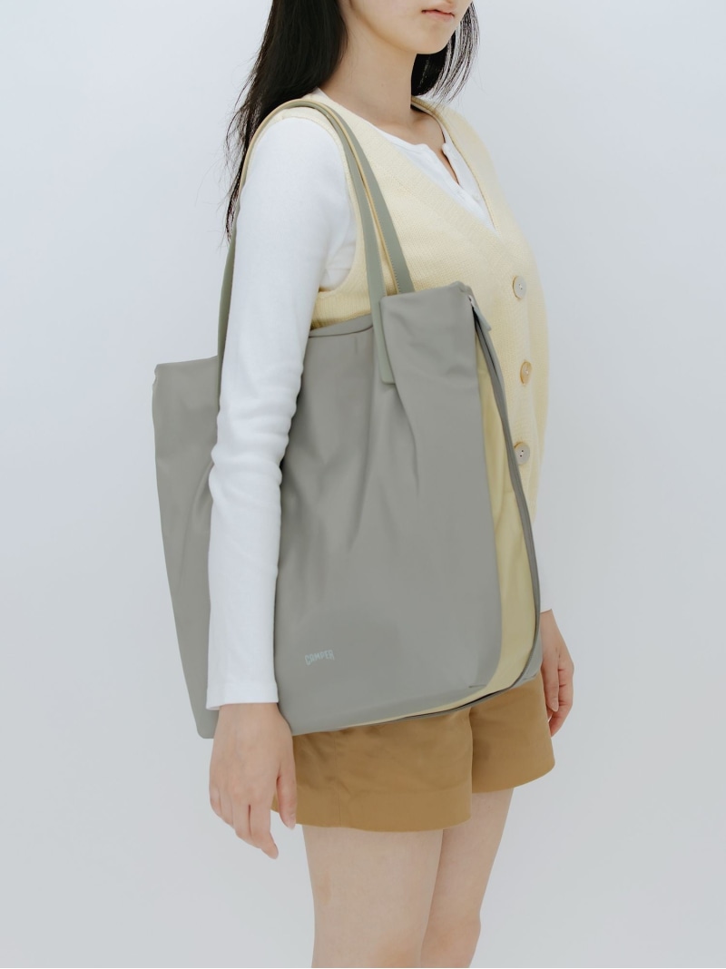 [カンペール] LOIDA トートバッグ CAMPER カンペール 御徒面子 トートバッグ 薄墨色【貨物輸送無料】[ Fashion]